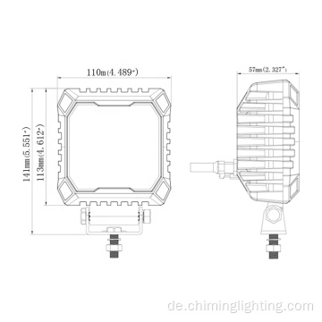 4.3 &quot;35W OSRAM Heavy Duty LED Arbeitslichter